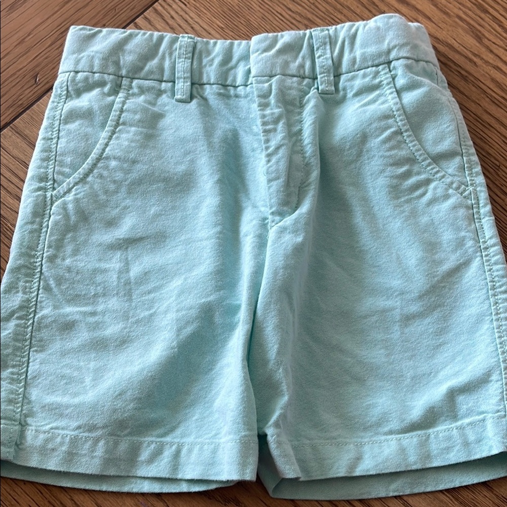 GAP Green Bermuda Shorts Casual Cotton Blend